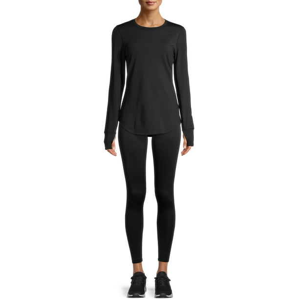 Cuddl Duds Womens and Womens Plus Thermal Guard Long Underwear Top
